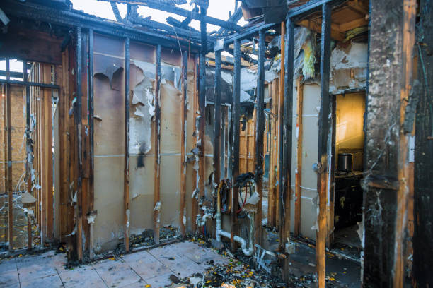 Professional Fire Damage Restoration technician working in Lake Ronkonkoma, NY